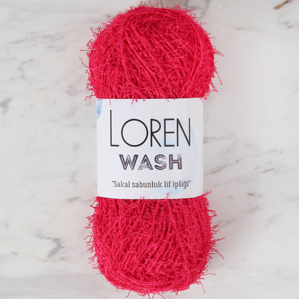 Loren Wash Fuşya El Örgü İpi - R095
